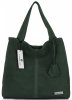 Kožené kabelka shopper bag Vittoria Gotti lahvově zelená V501